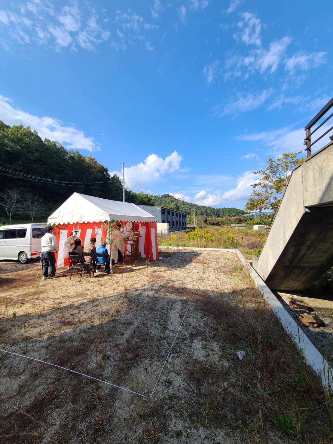 アイデザインホームの現場リポート
広島の注文住宅
北広島町での地鎮祭の様子