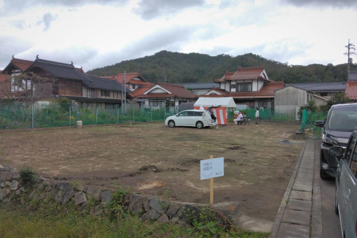 アイデザインホームの現場リポート　広島の注文住宅　安芸高田市の注文住宅　地鎮祭の様子