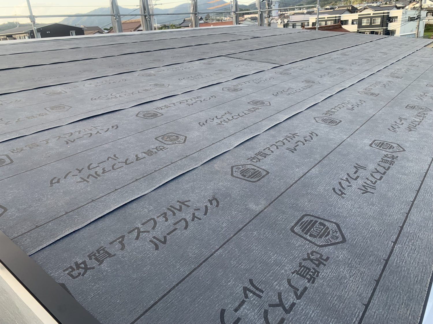 広島で注文住宅ならアイデザインホーム　広島県東広島市西条町K様邸上棟　アイデザインホームの現場リポート　広島の注文住宅　広島県東広島市の注文住宅　上棟の様子