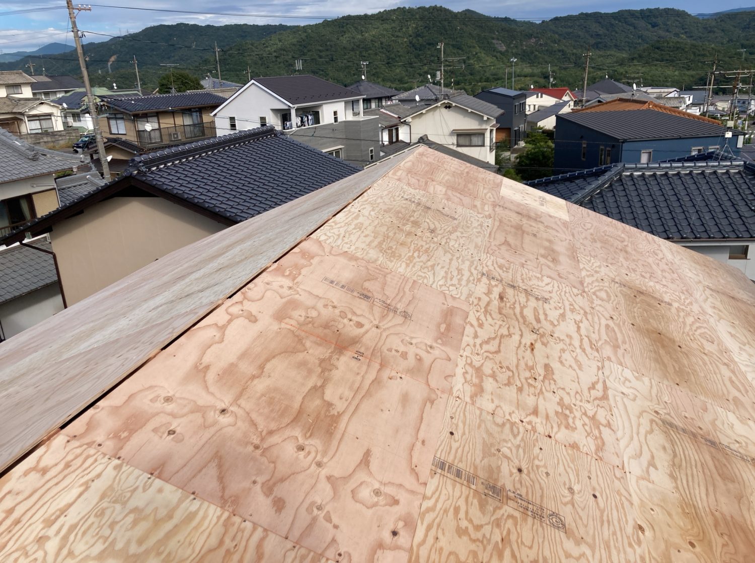 広島で注文住宅ならアイデザインホーム 呉市焼山S様邸上棟 アイデザインホームの現場リポート 広島の注文住宅 呉市の注文住宅 上棟の様子