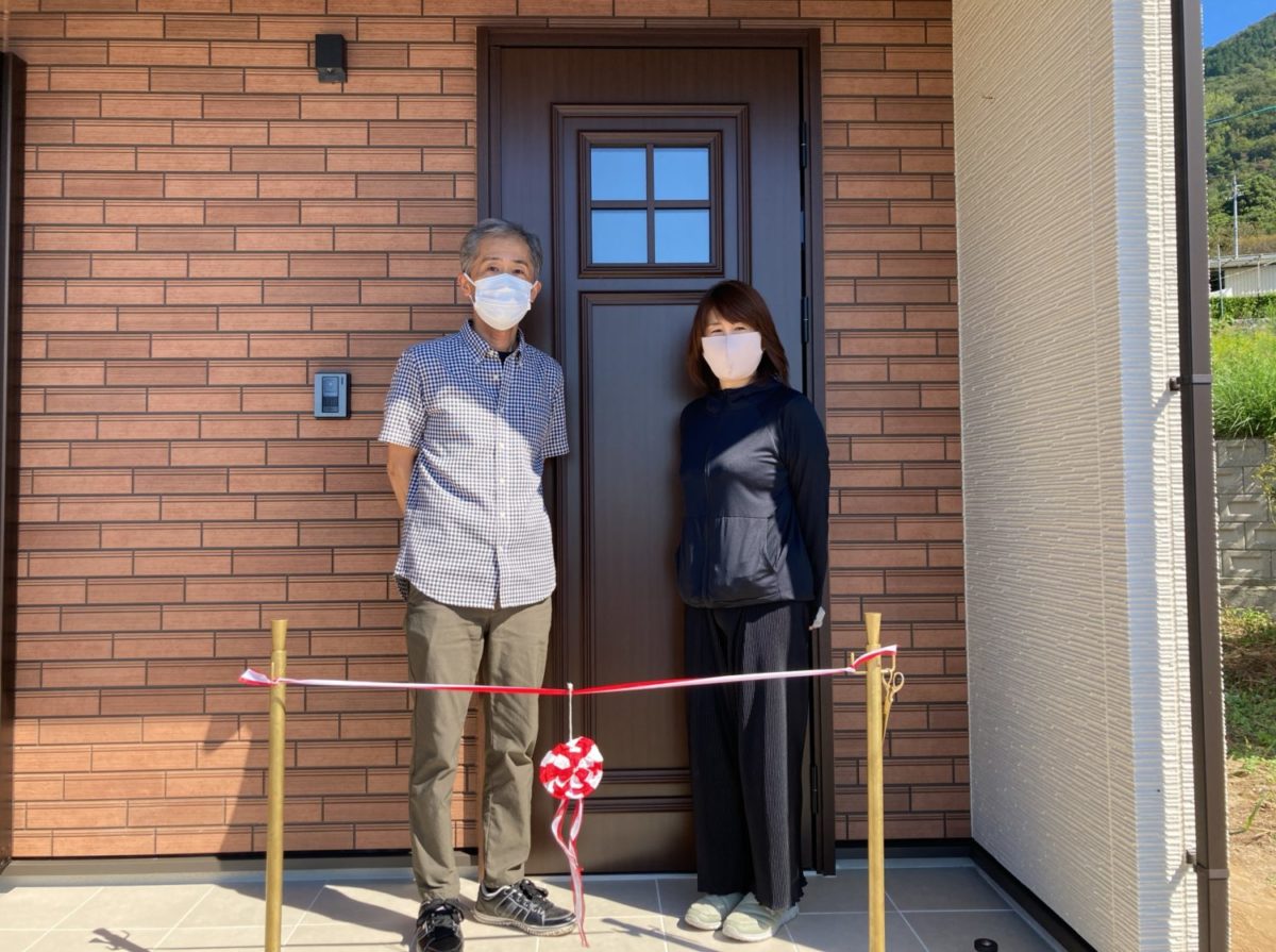 アイデザインホームの現場リポート 広島県の注文住宅 江田島市の注文住宅 平屋の注文住宅
お引渡しの様子