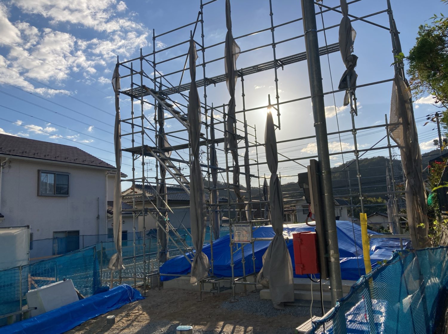 広島で注文住宅ならアイデザインホーム 広島県東区中山S様邸上棟 アイデザインホームの現場リポート 広島の注文住宅 広島県広島市東区の注文住宅 上棟の様子