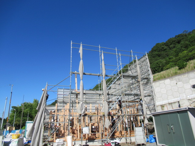 アイデザインホームの現場リポート
広島の注文住宅
広島県安佐北区大林での上棟の様子