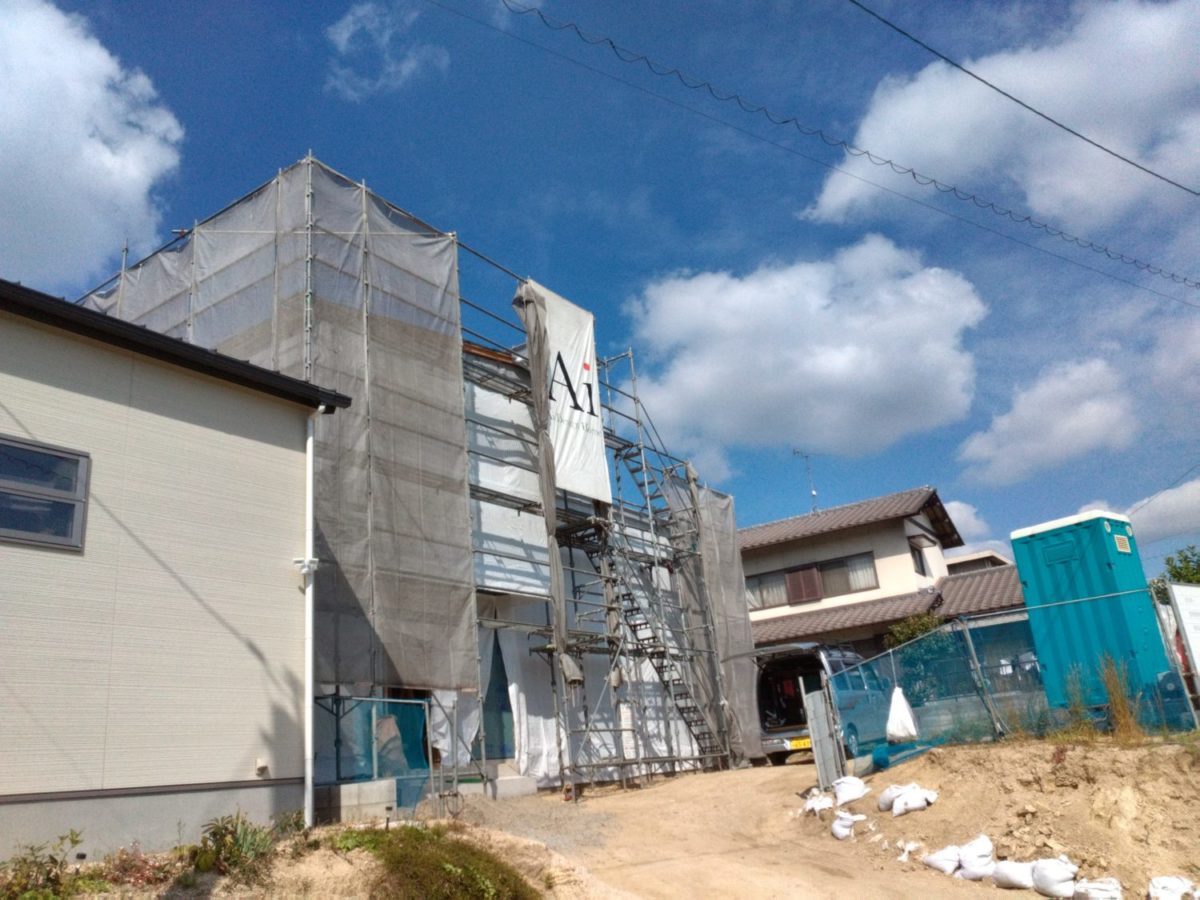 アイデザインホームの現場リポート 広島の注文住宅 福山の注文住宅 上棟の様子