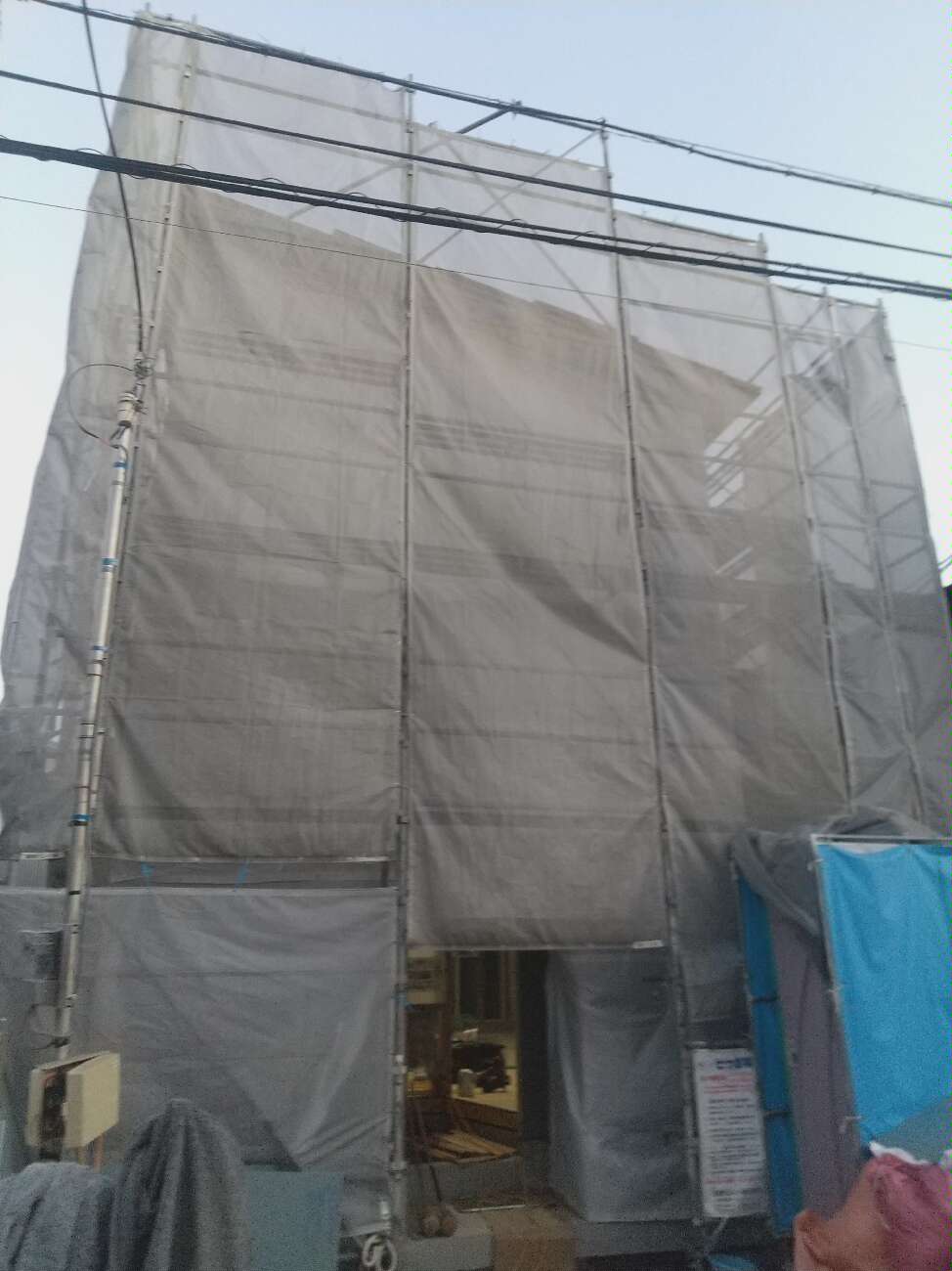 大阪で注文住宅ならアイデザインホーム 東大阪市稲田本町H様邸上棟
