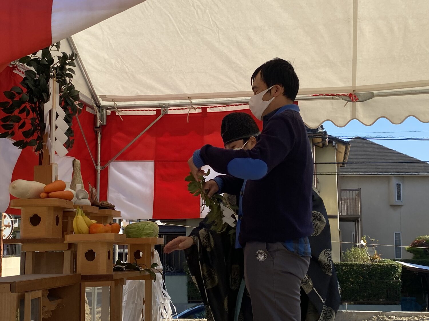 東海で注文住宅ならアイデザインホーム 愛知県知多市K様邸地鎮祭