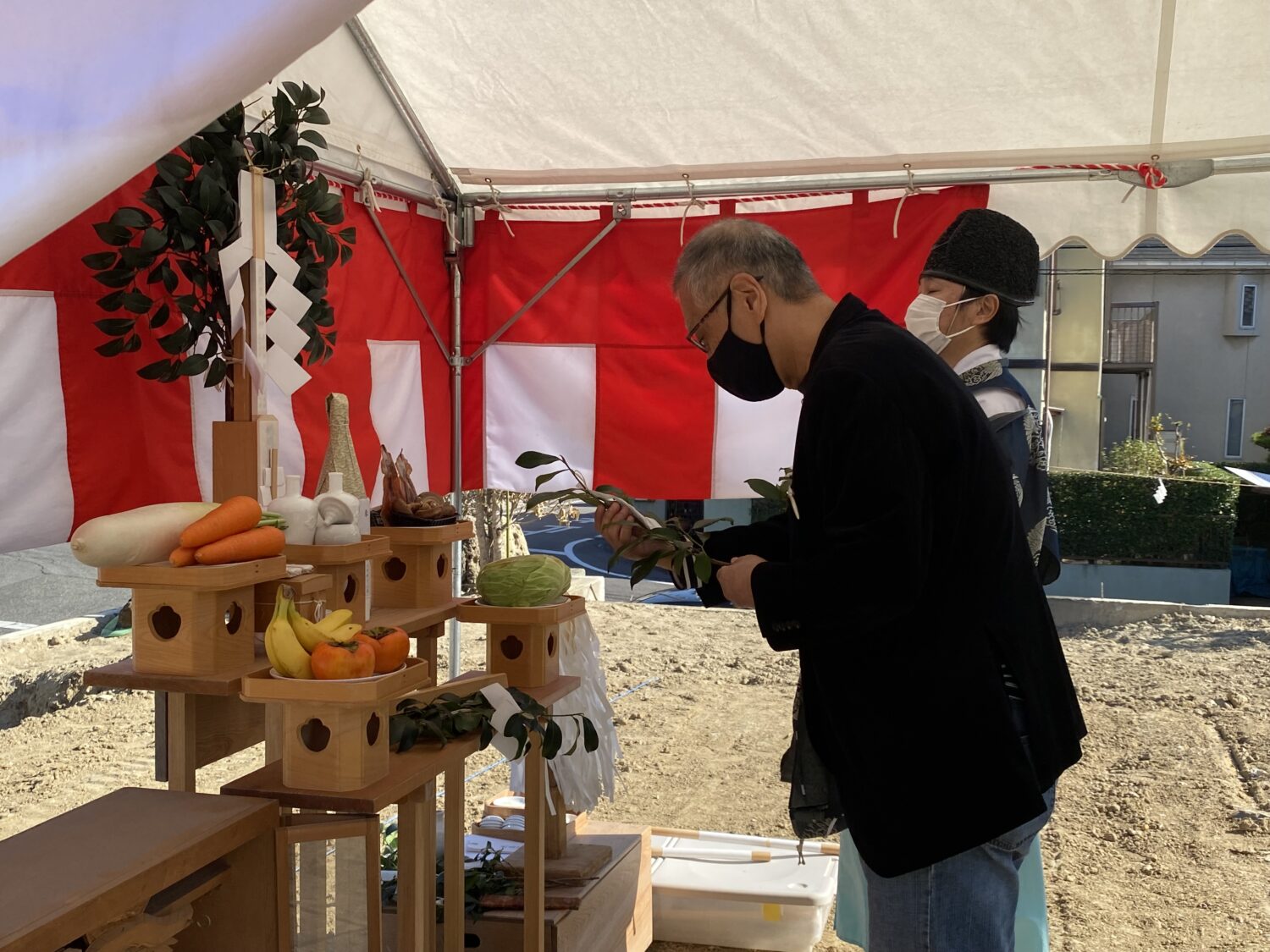 東海で注文住宅ならアイデザインホーム 愛知県知多市K様邸地鎮祭