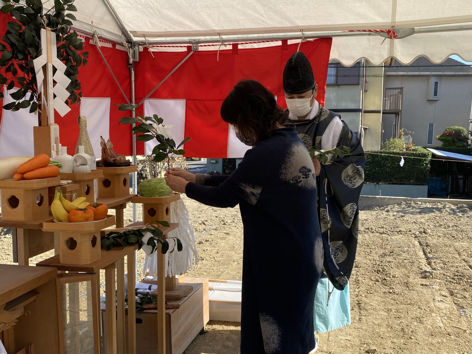 東海で注文住宅ならアイデザインホーム 愛知県知多市K様邸地鎮祭