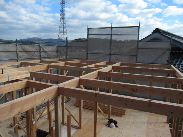 広島で注文住宅ならアイデザインホーム 広島県山県郡北広島町有田S様邸上棟