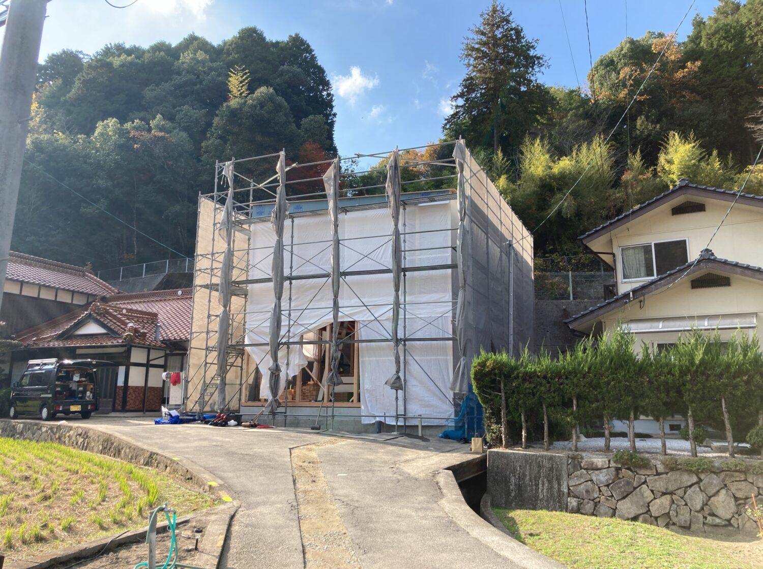 広島で注文住宅ならアイデザインホーム広島市安芸区阿戸町H様邸上棟