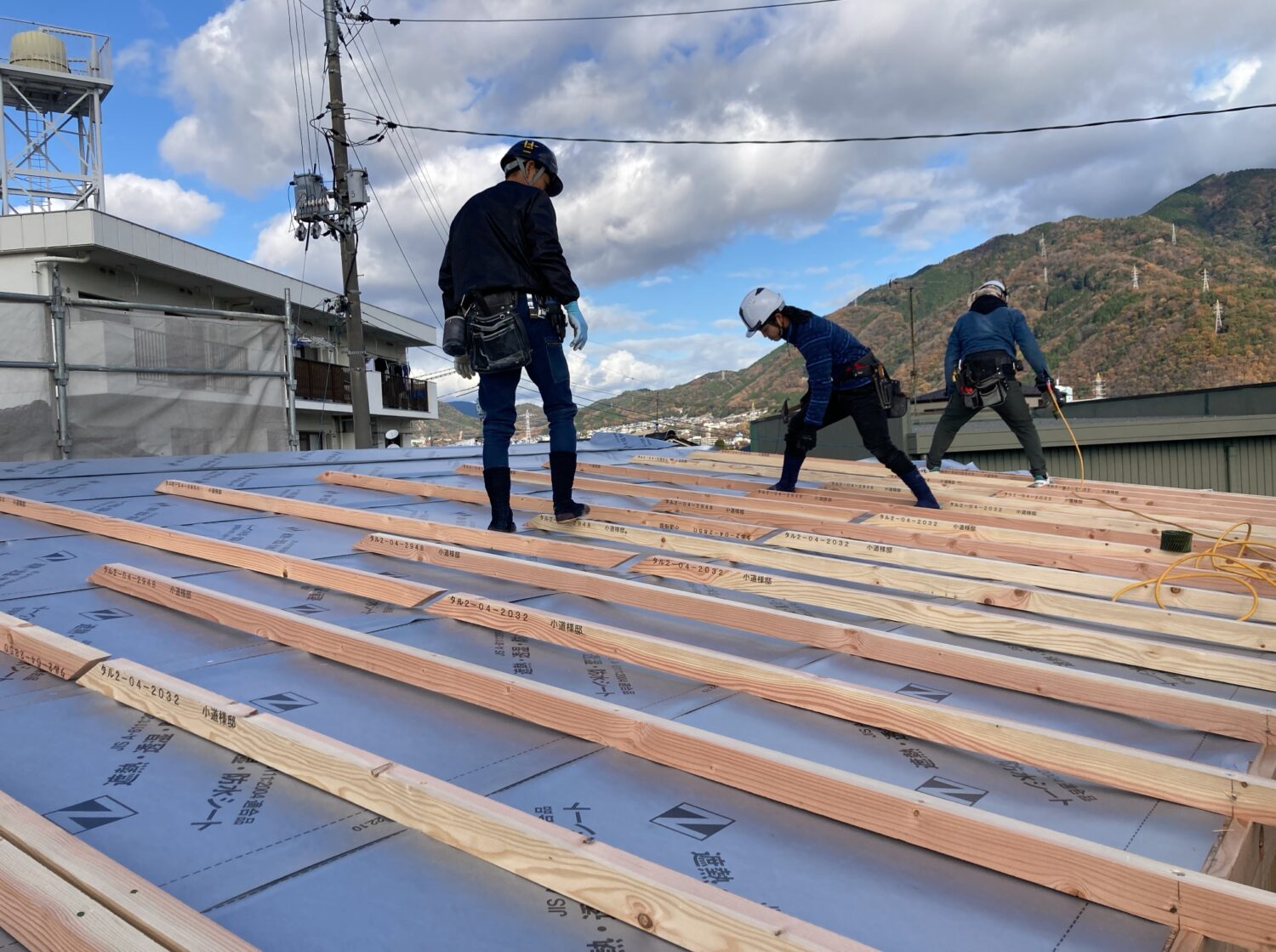 広島で注文住宅ならアイデザインホーム 広島市安佐南区八木K様邸上棟