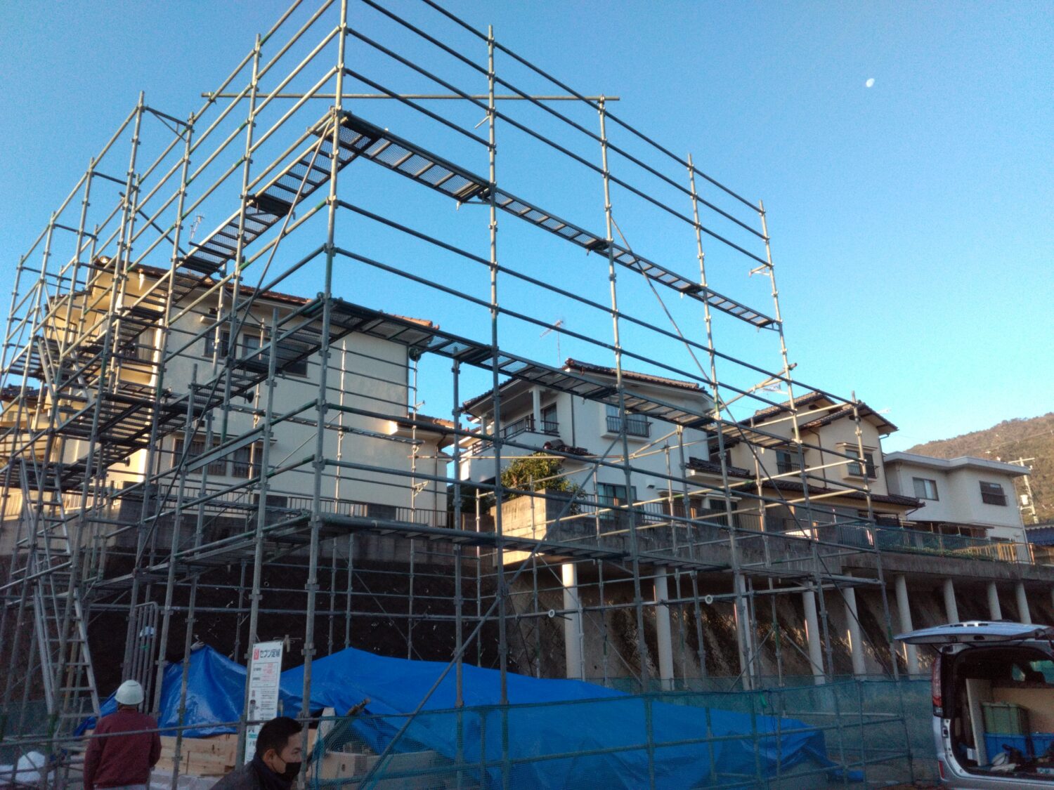 広島の注文住宅ならアイデザインホーム 広島県廿日市市沖塩屋K様邸上棟