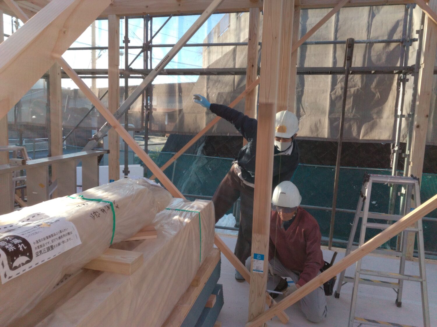 広島の注文住宅ならアイデザインホーム 広島県廿日市市沖塩屋K様邸上棟