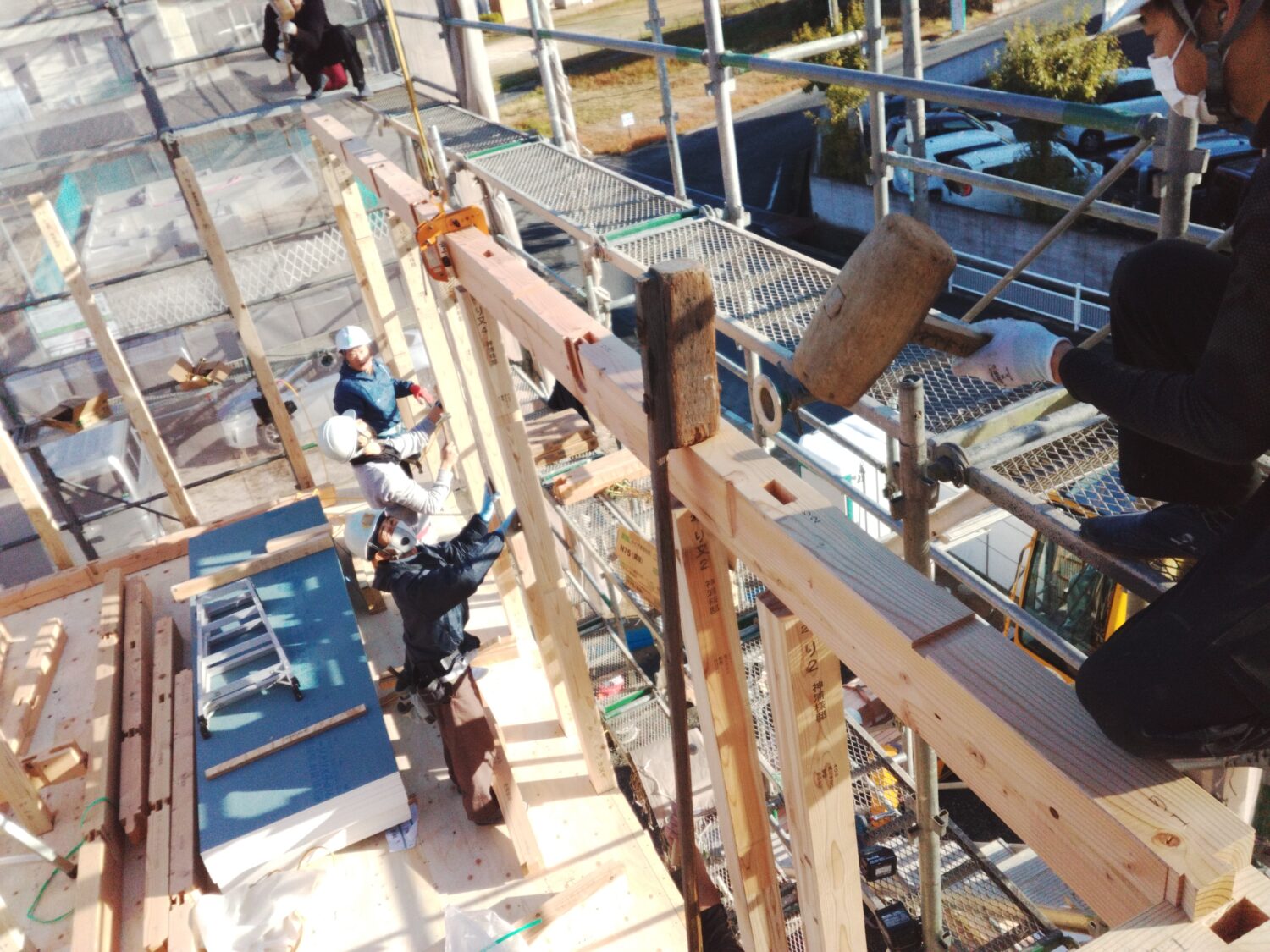 広島の注文住宅ならアイデザインホーム 広島県廿日市市沖塩屋K様邸上棟