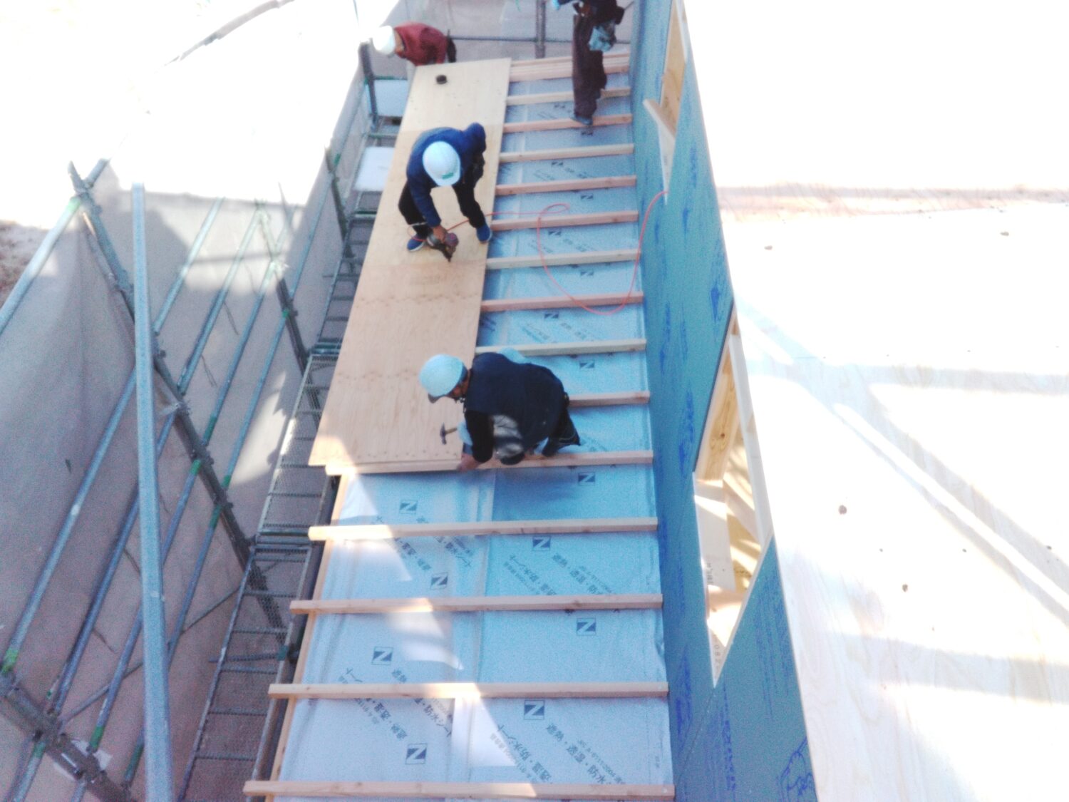 広島の注文住宅ならアイデザインホーム 広島県廿日市市沖塩屋K様邸上棟