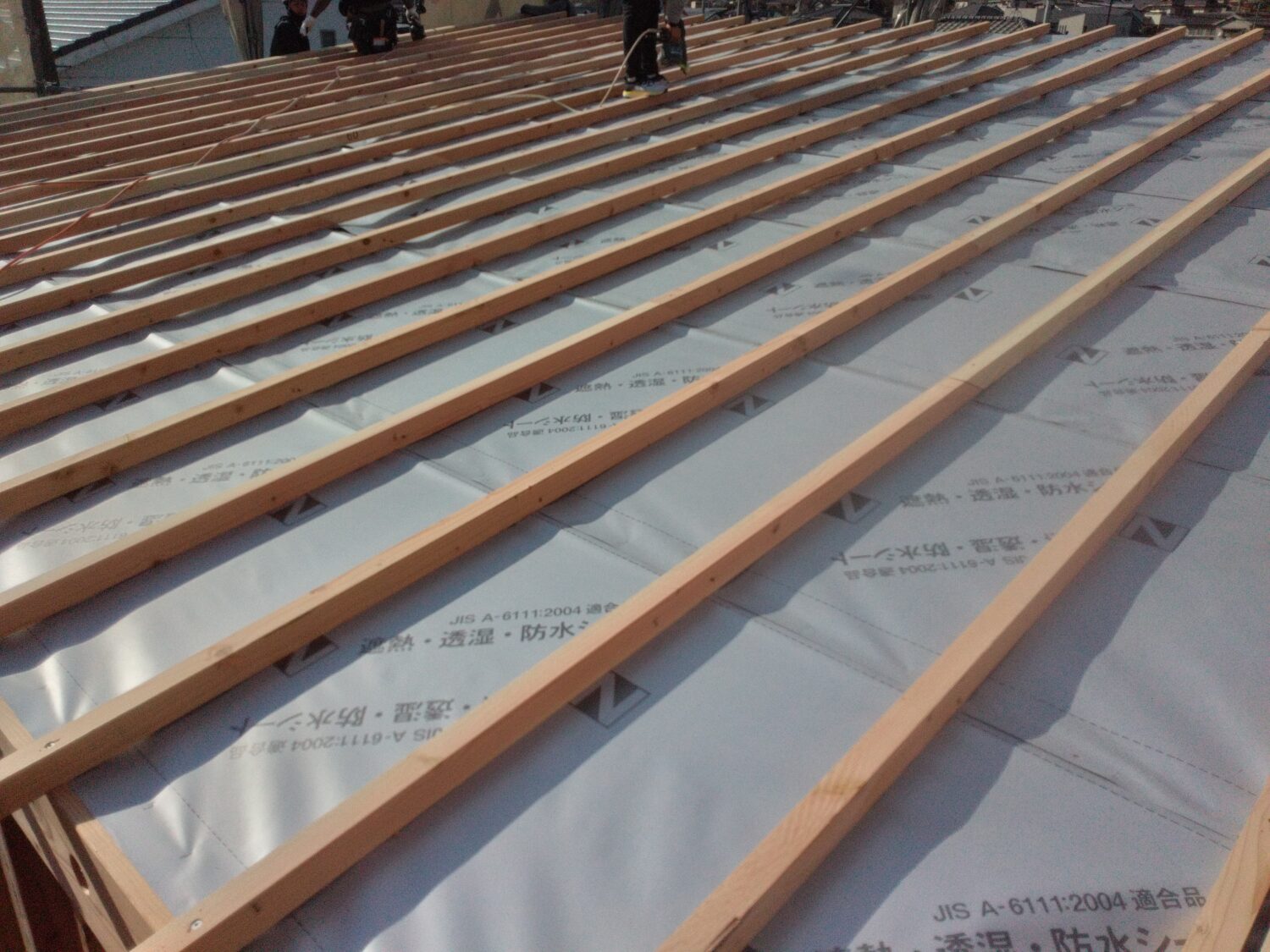 福山で注文住宅ならアイデザインホーム 福山市山手町U様邸上棟
