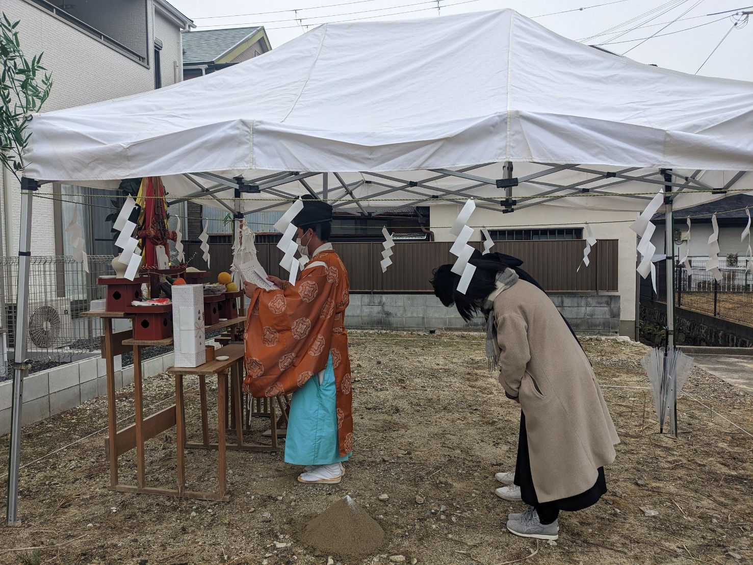 大阪で注文住宅ならアイデザインホーム 大阪府枚方市S様邸地鎮祭