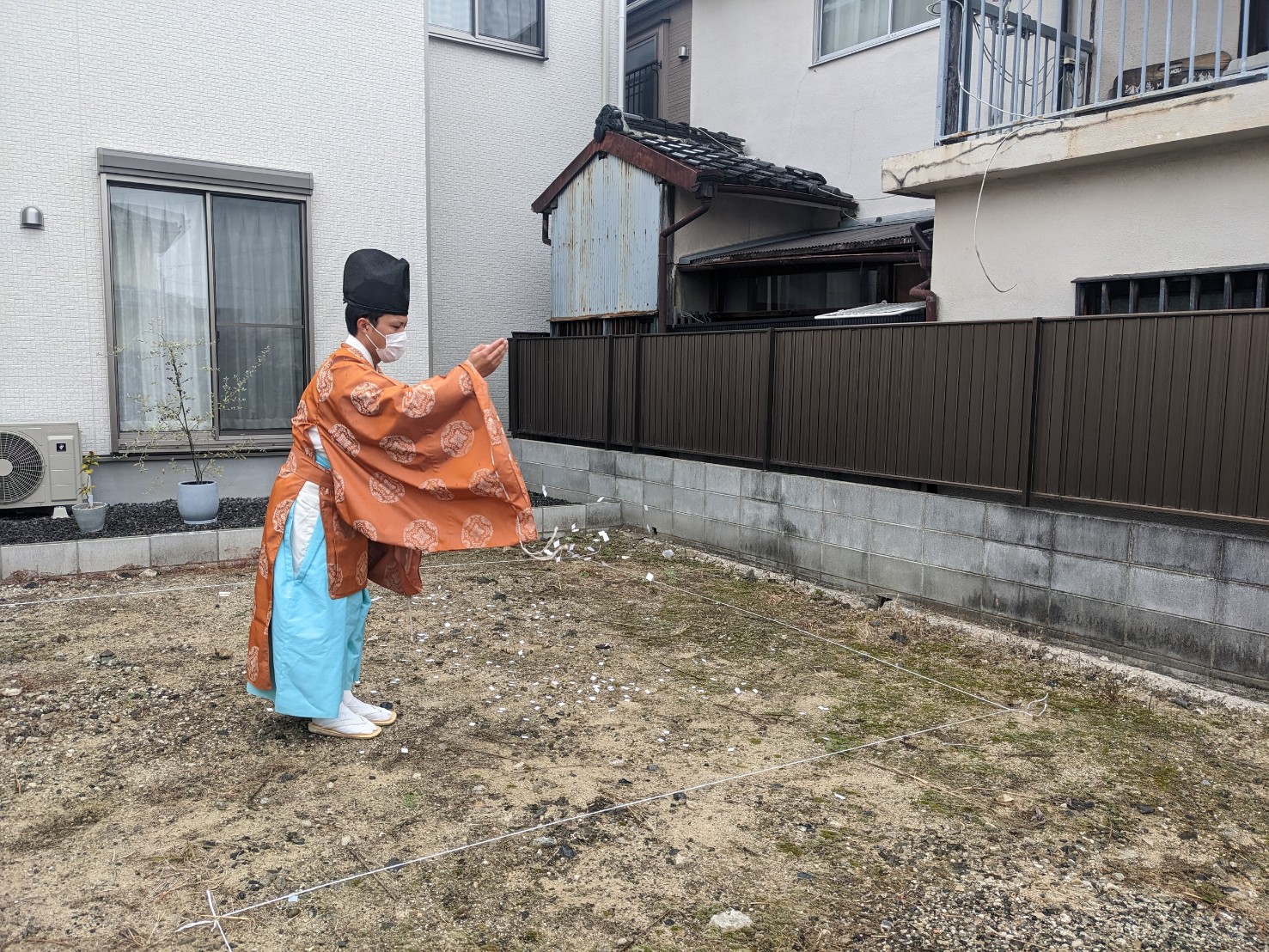 大阪で注文住宅ならアイデザインホーム 大阪府枚方市S様邸地鎮祭