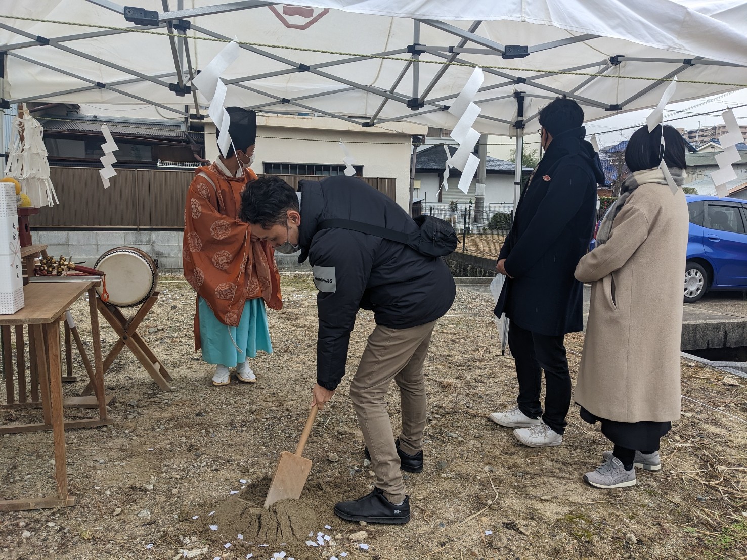 大阪で注文住宅ならアイデザインホーム 大阪府枚方市S様邸地鎮祭