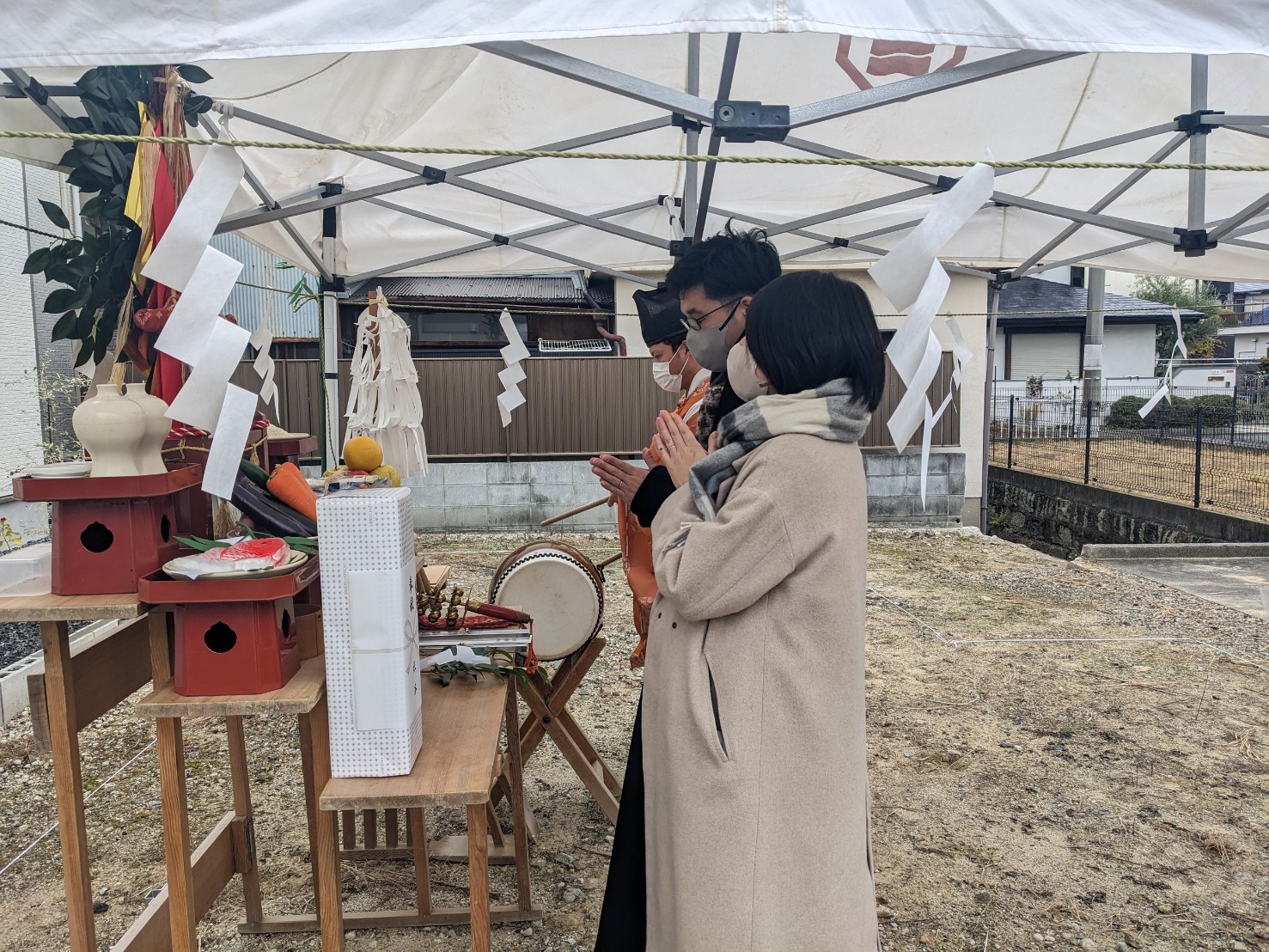 大阪で注文住宅ならアイデザインホーム 大阪府枚方市S様邸地鎮祭