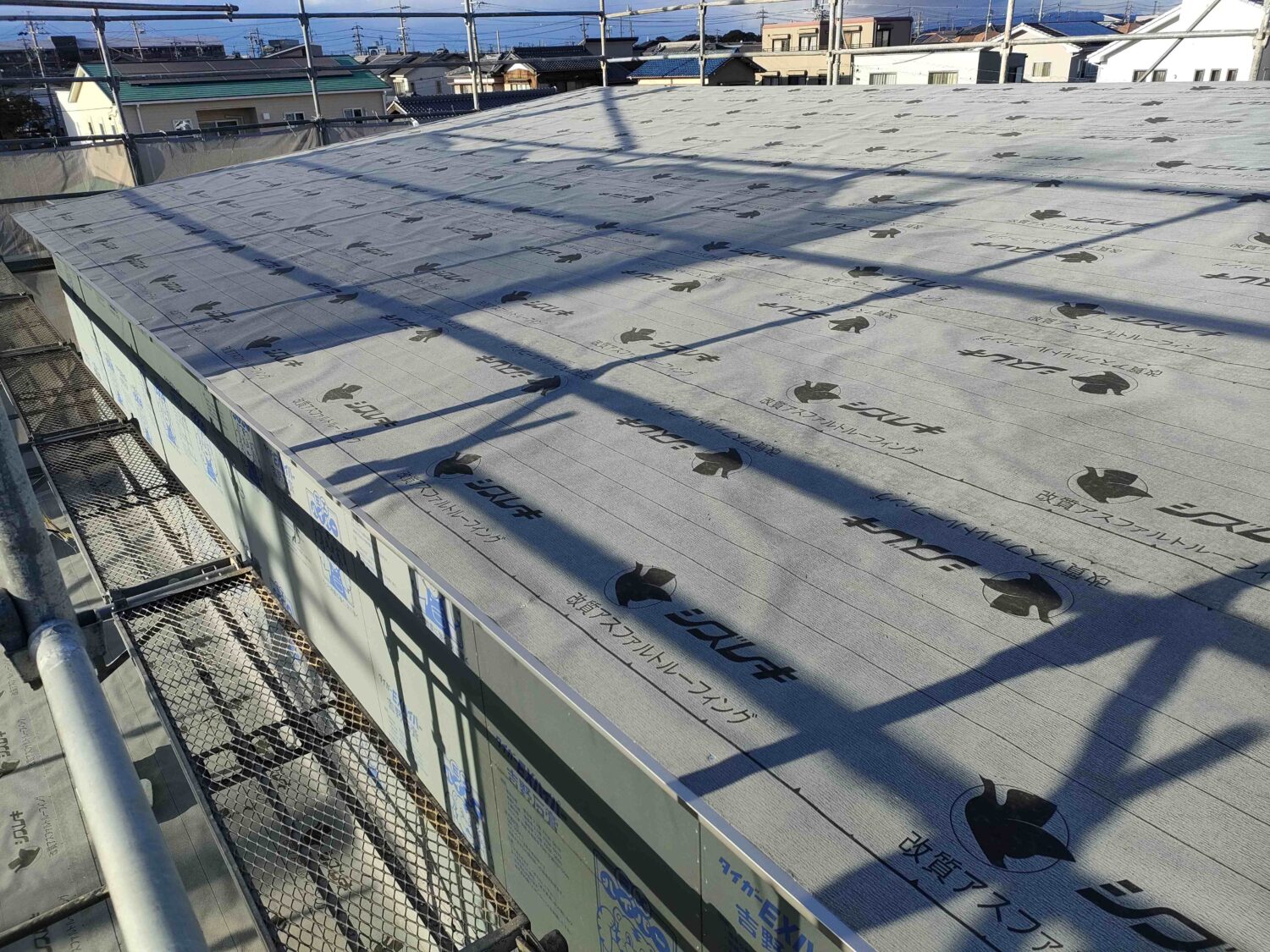 三重県で注文住宅ならアイデザインホーム 鈴鹿市東玉垣町で上棟しました