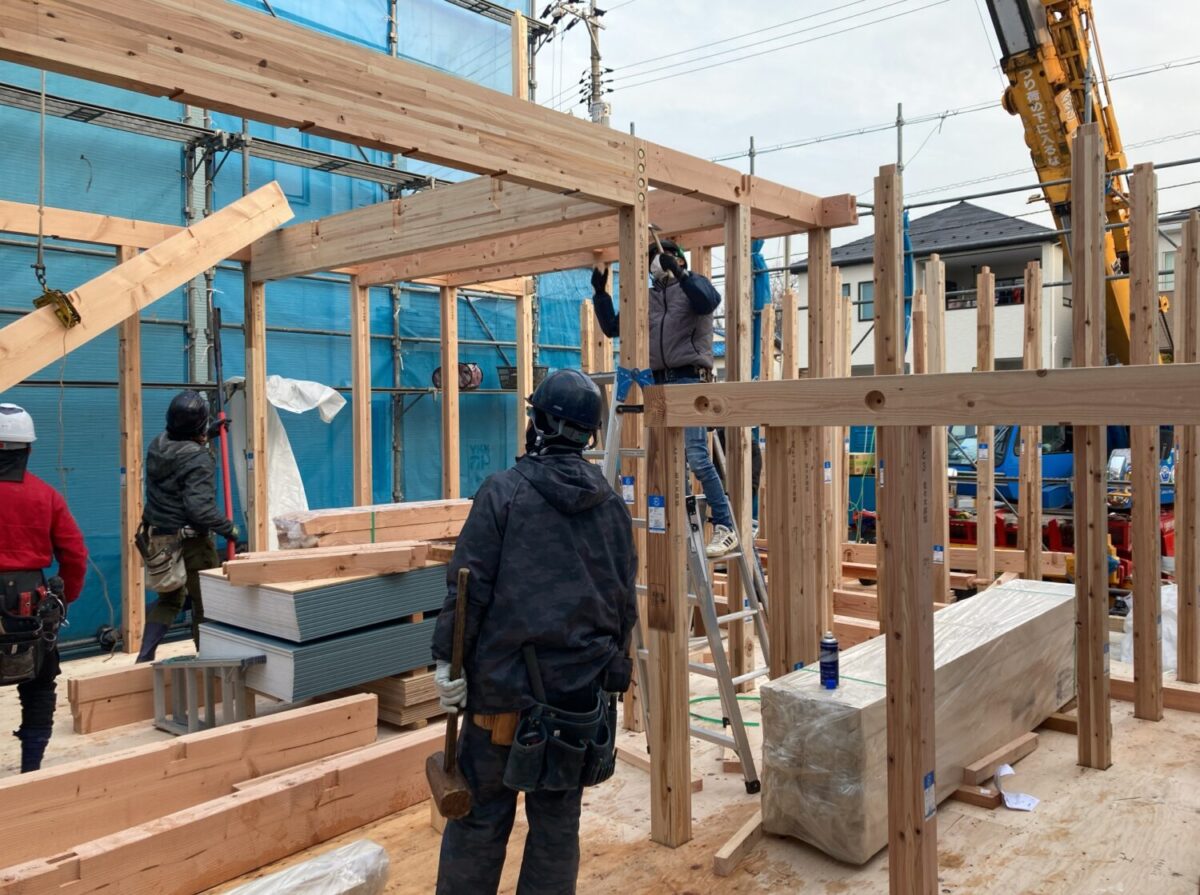広島で注文住宅ならアイデザインホーム 安佐北区落合南で上棟しました