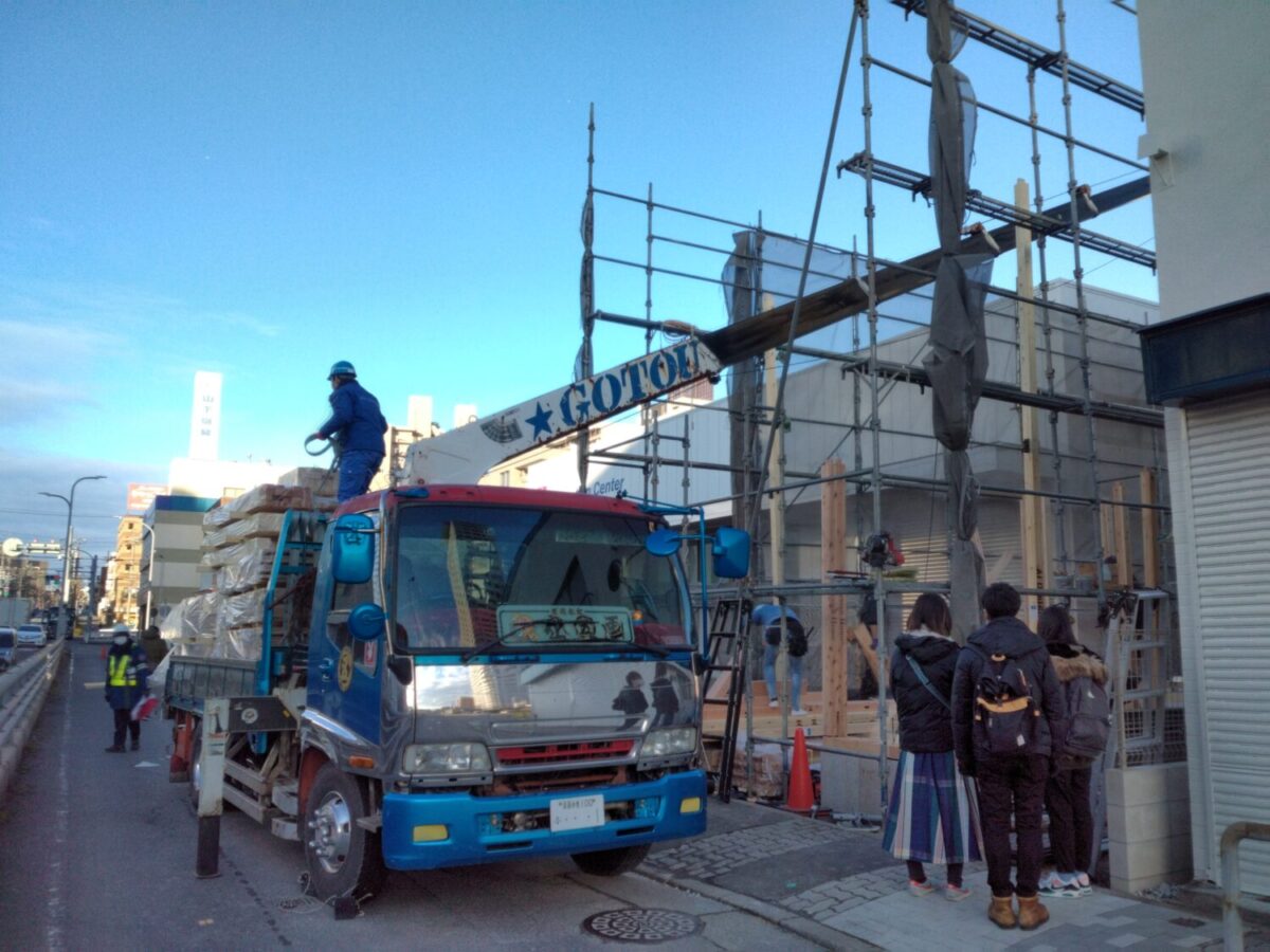名古屋で注文住宅ならアイデザインホーム 名古屋市熱田区中田町で上棟しました