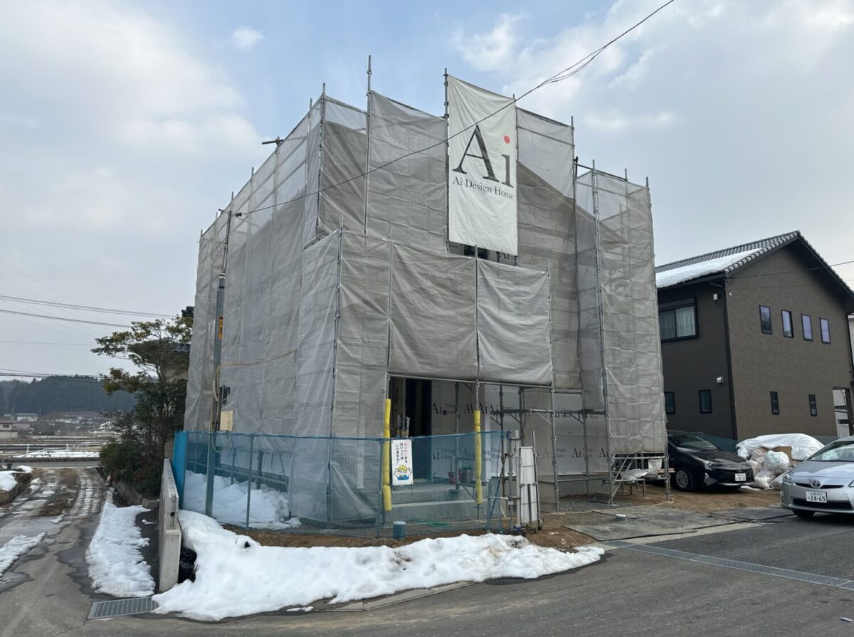 広島の注文住宅ならアイデザインホーム　山県郡北広島町で気密測定実施しました