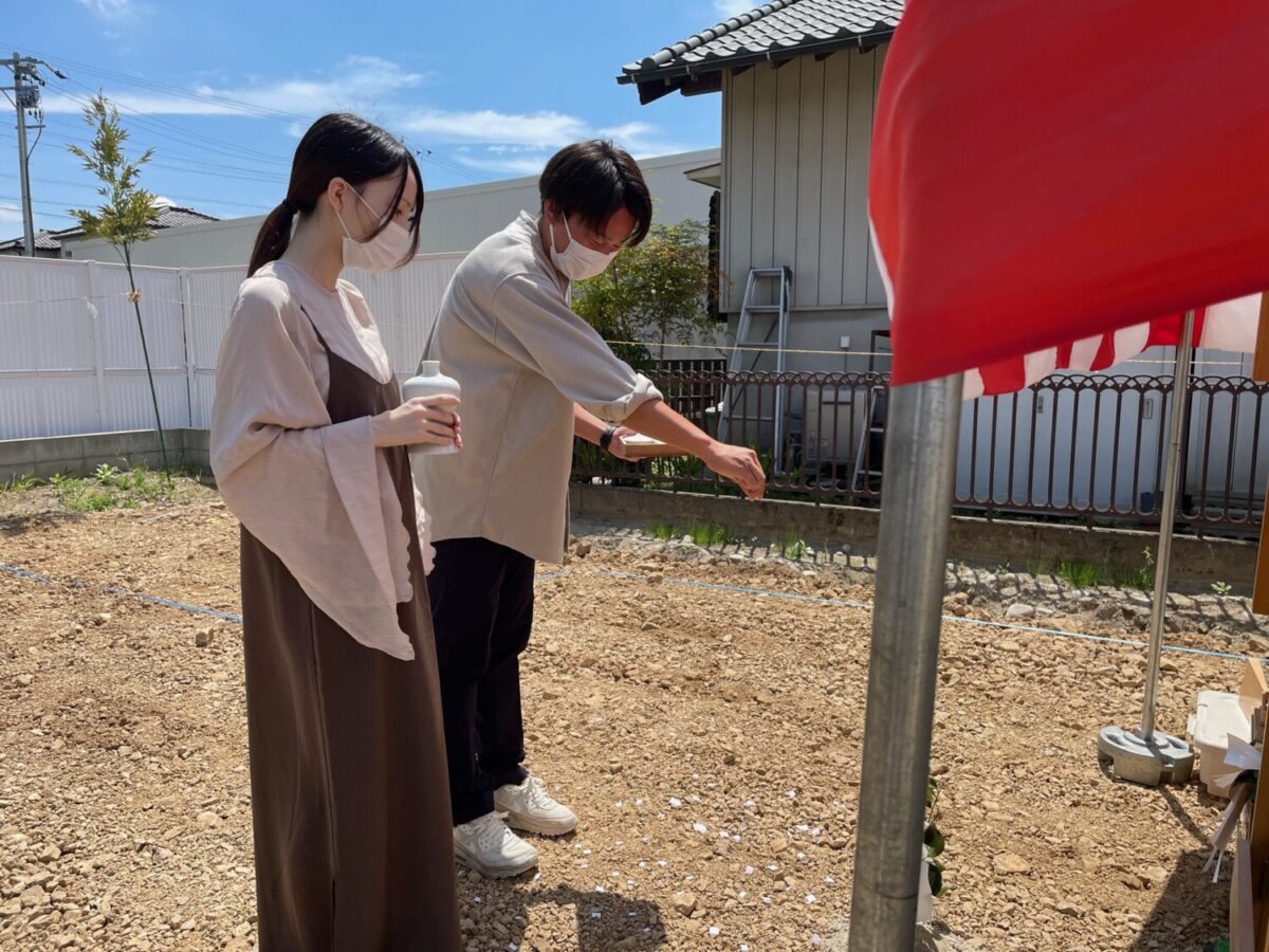 愛知・三重・岐阜の注文住宅はアイデザインホーム
現場リポート
愛知県江南市にて地鎮祭
