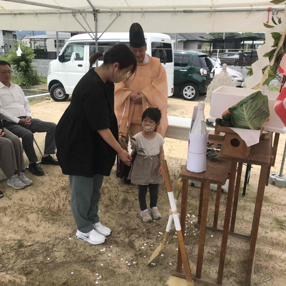 広島・岡山・山口の注文住宅はアイデザインホーム
現場リポート
福山市駅家町にて地鎮祭