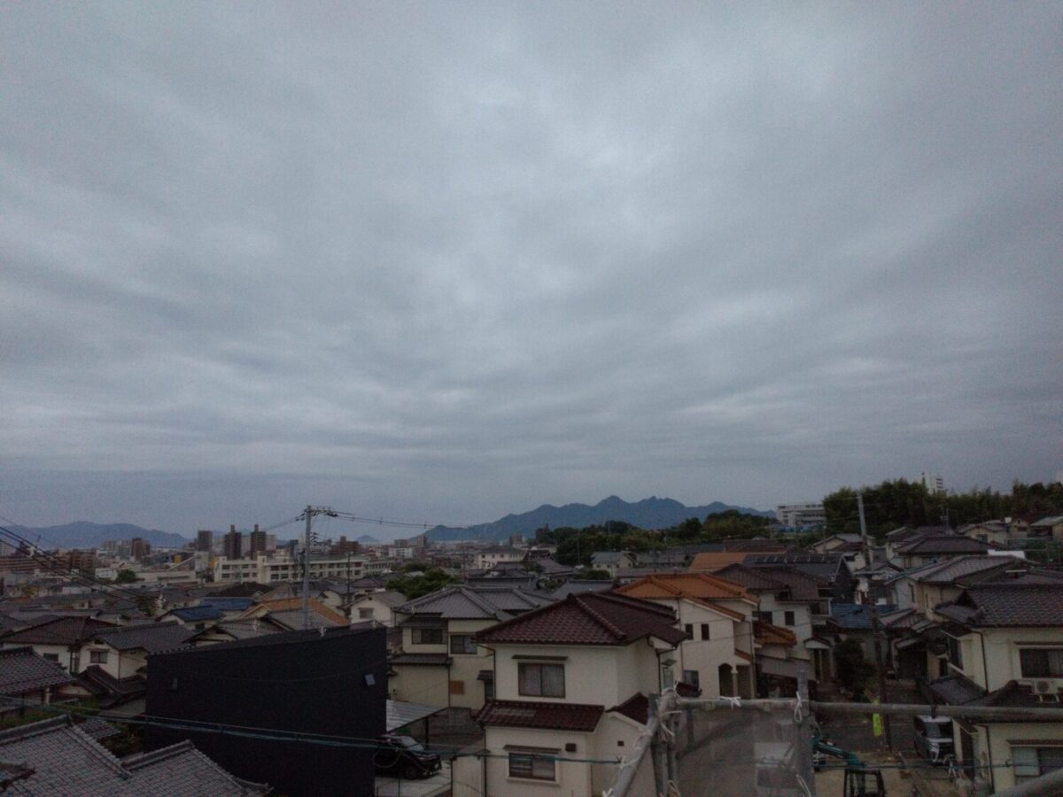 広島で注文住宅ならアイデザインホーム 広島市佐伯区坪井で上棟