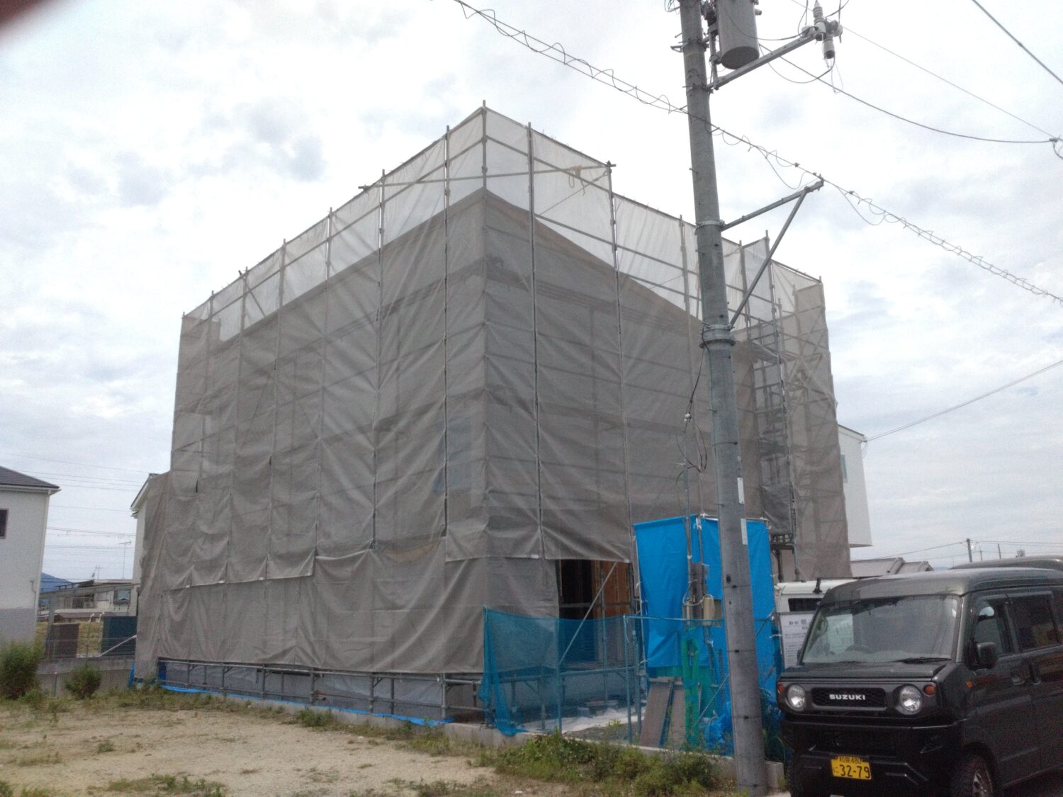 奈良で注文住宅ならアイデザインホーム　奈良県大和郡山市で上棟