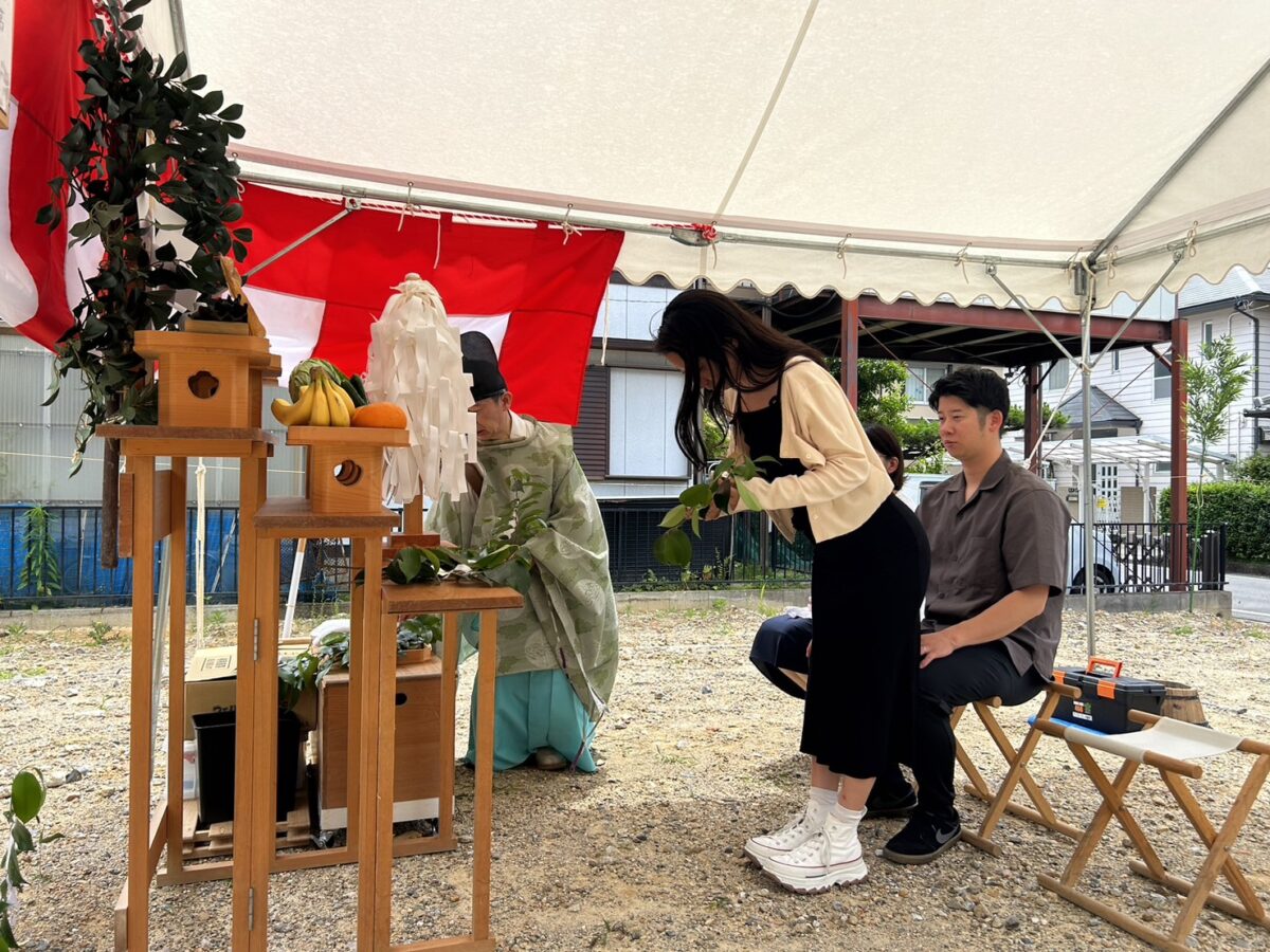 愛知県で注文住宅ならアイデザインホーム 愛知県瀬戸市で地鎮祭