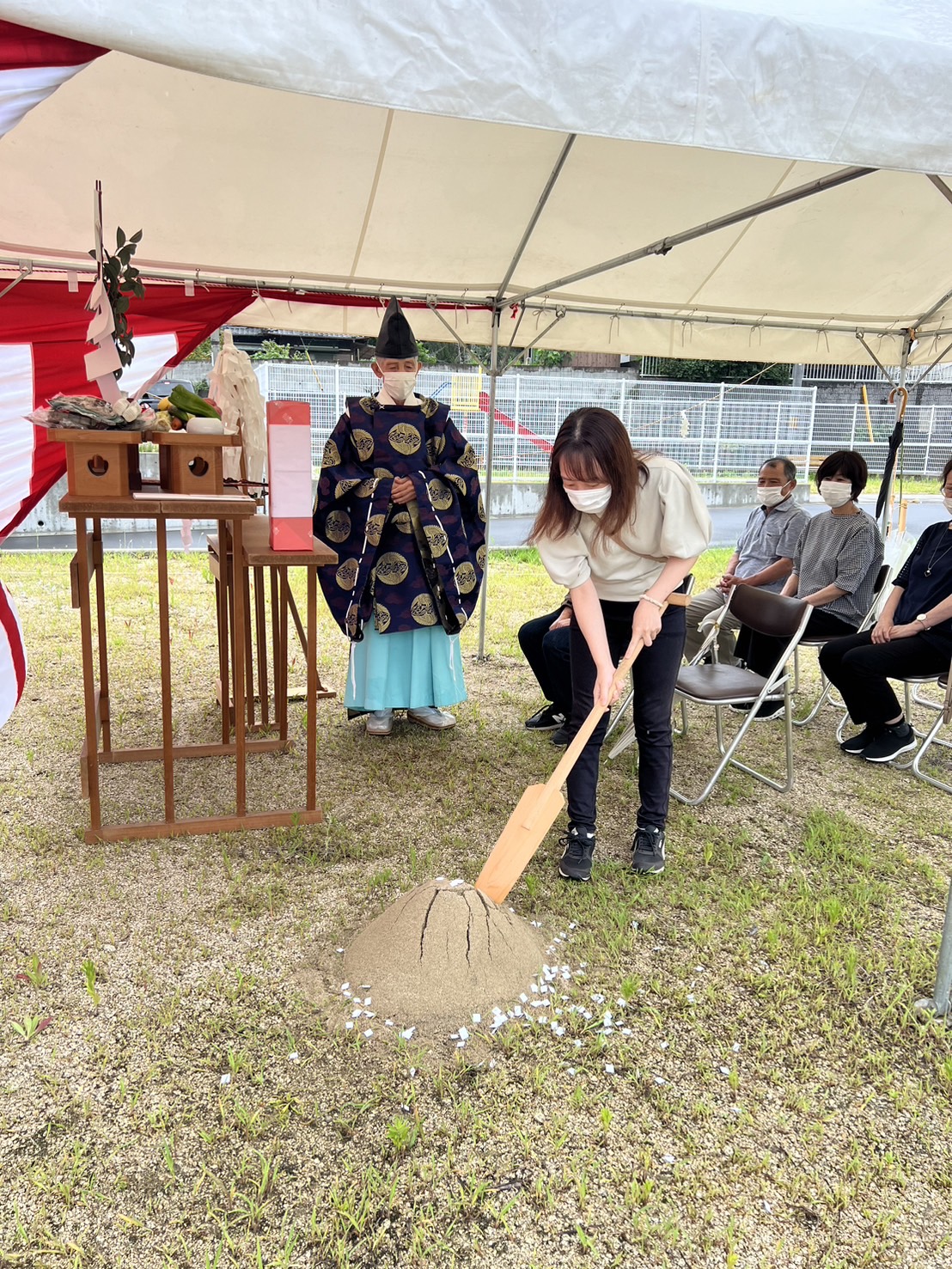 岡山・広島・山口の注文住宅はアイデザインホーム
現場リポート
地鎮祭
