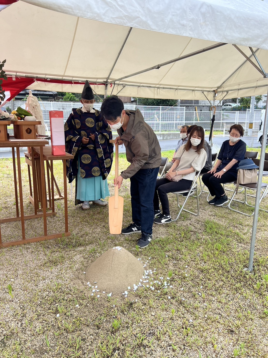 岡山・広島・山口の注文住宅はアイデザインホーム
現場リポート
地鎮祭