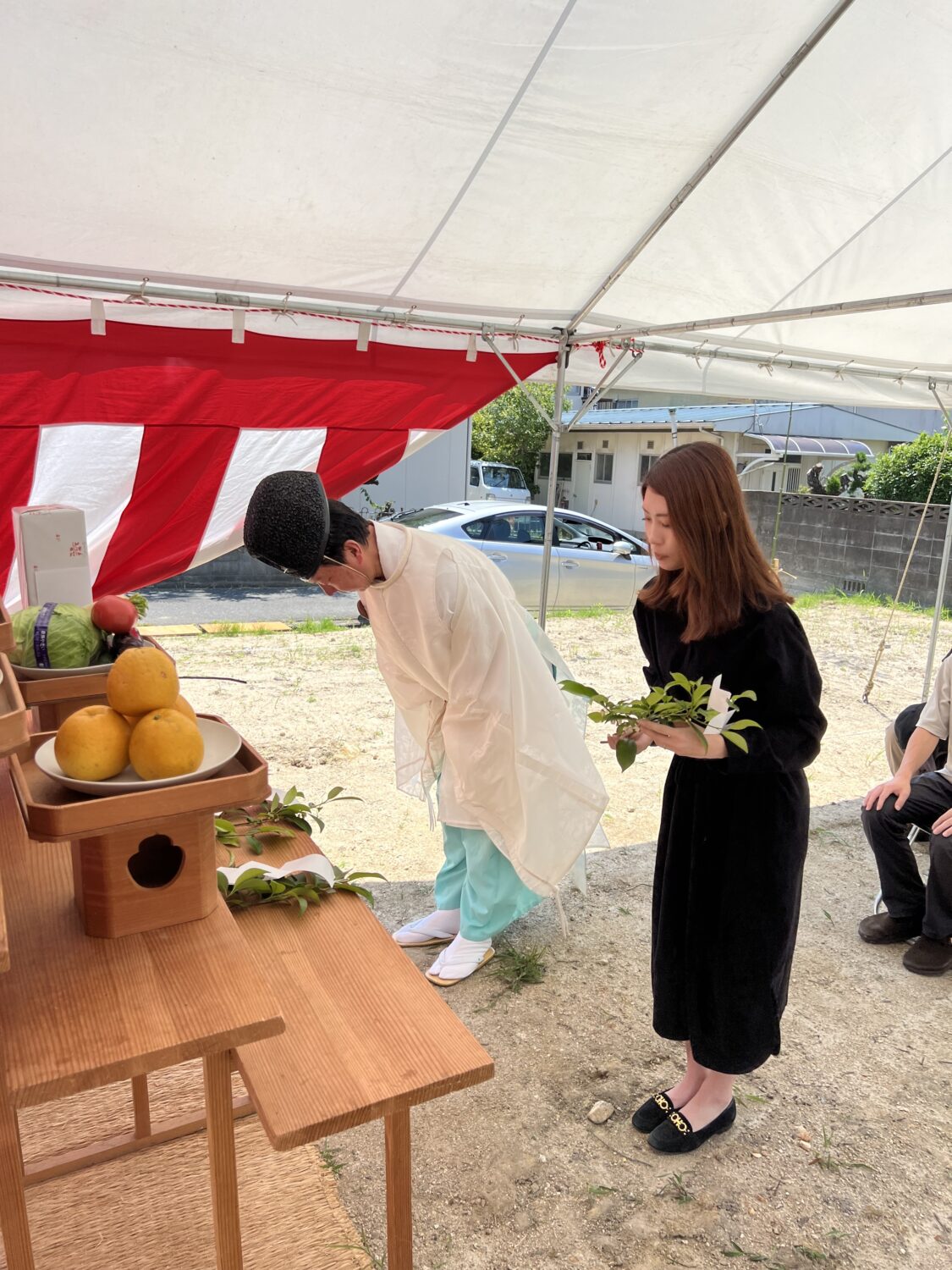岡山で注文住宅ならアイデザインホーム 倉敷市で地鎮祭