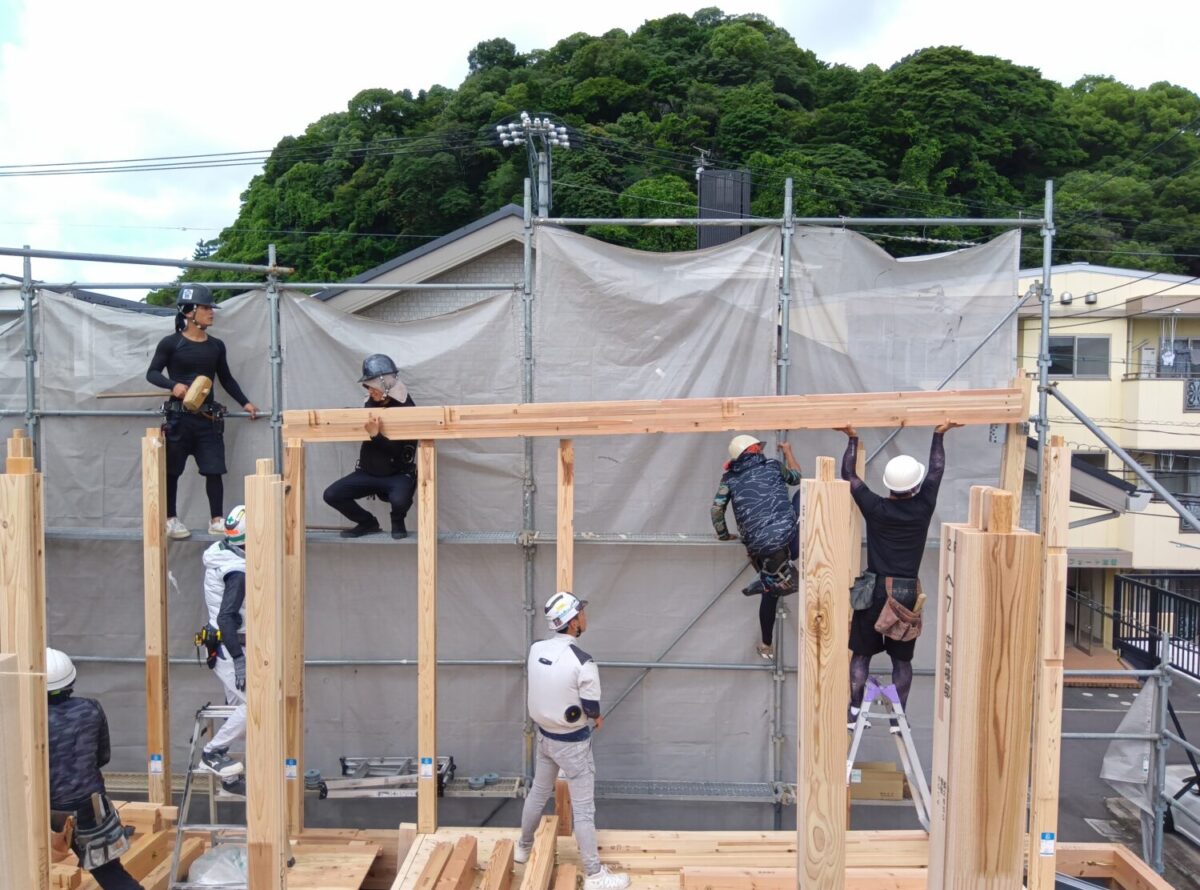 岡山・広島・山口の注文住宅はアイデザインホーム
現場リポート
上棟
