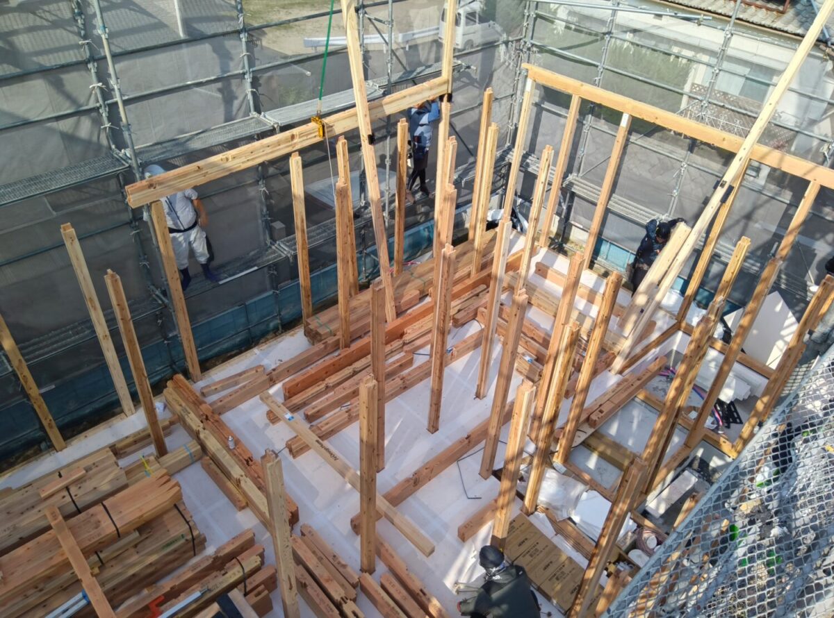 広島・岡山・山口の注文住宅はアイデザインホーム
現場リポート
上棟