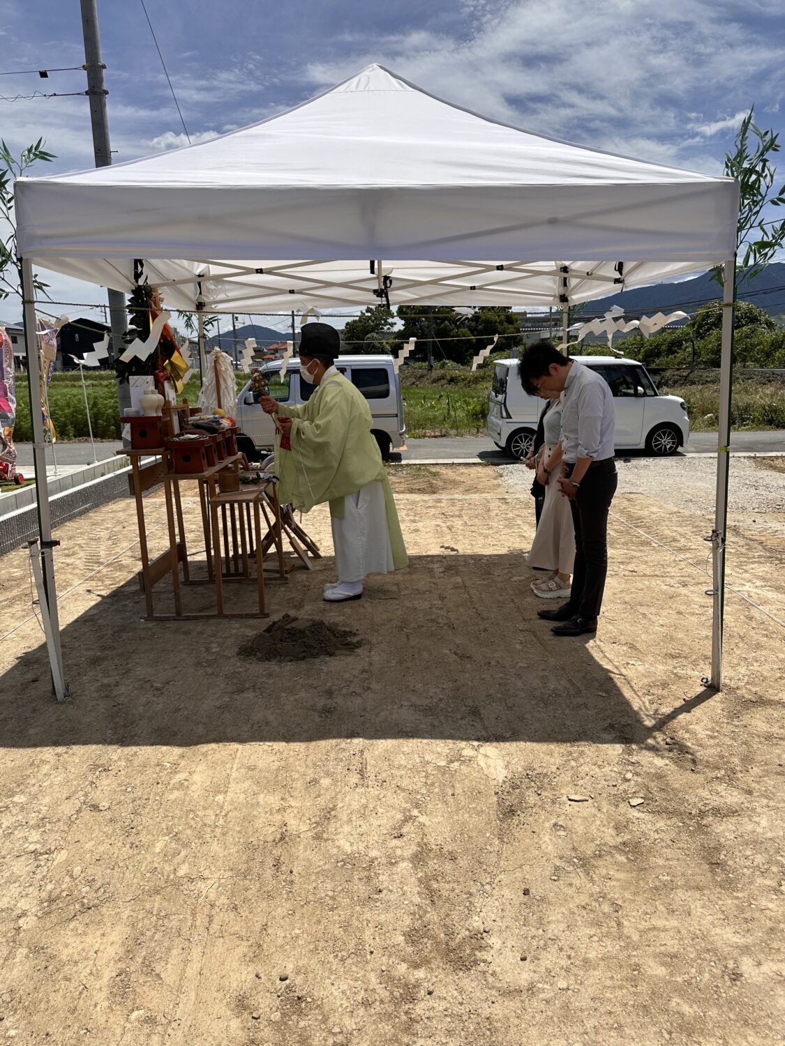 奈良・大阪の注文住宅はアイデザインホーム
現場リポート
橿原市で地鎮祭