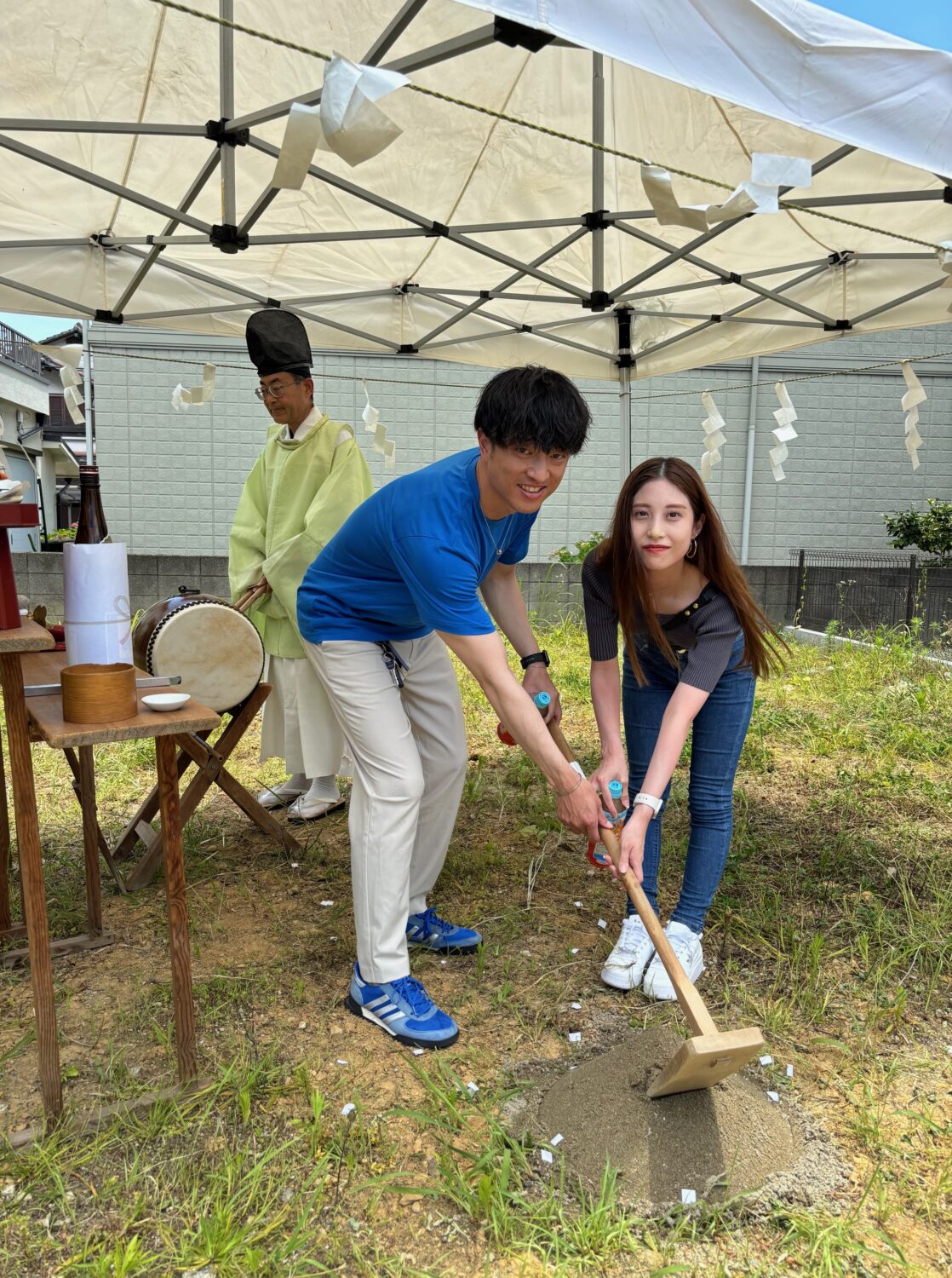 大阪・奈良の注文住宅はアイデザインホーム
現場リポート
地鎮祭