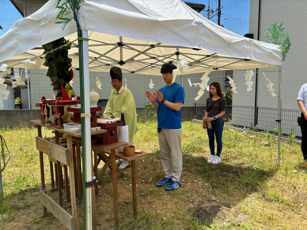 大阪・奈良の注文住宅はアイデザインホーム
現場リポート
地鎮祭
