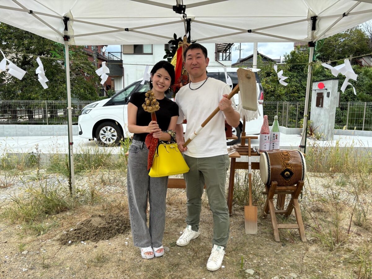 大阪で注文住宅ならアイデザインホーム　河内長野市で地鎮祭
