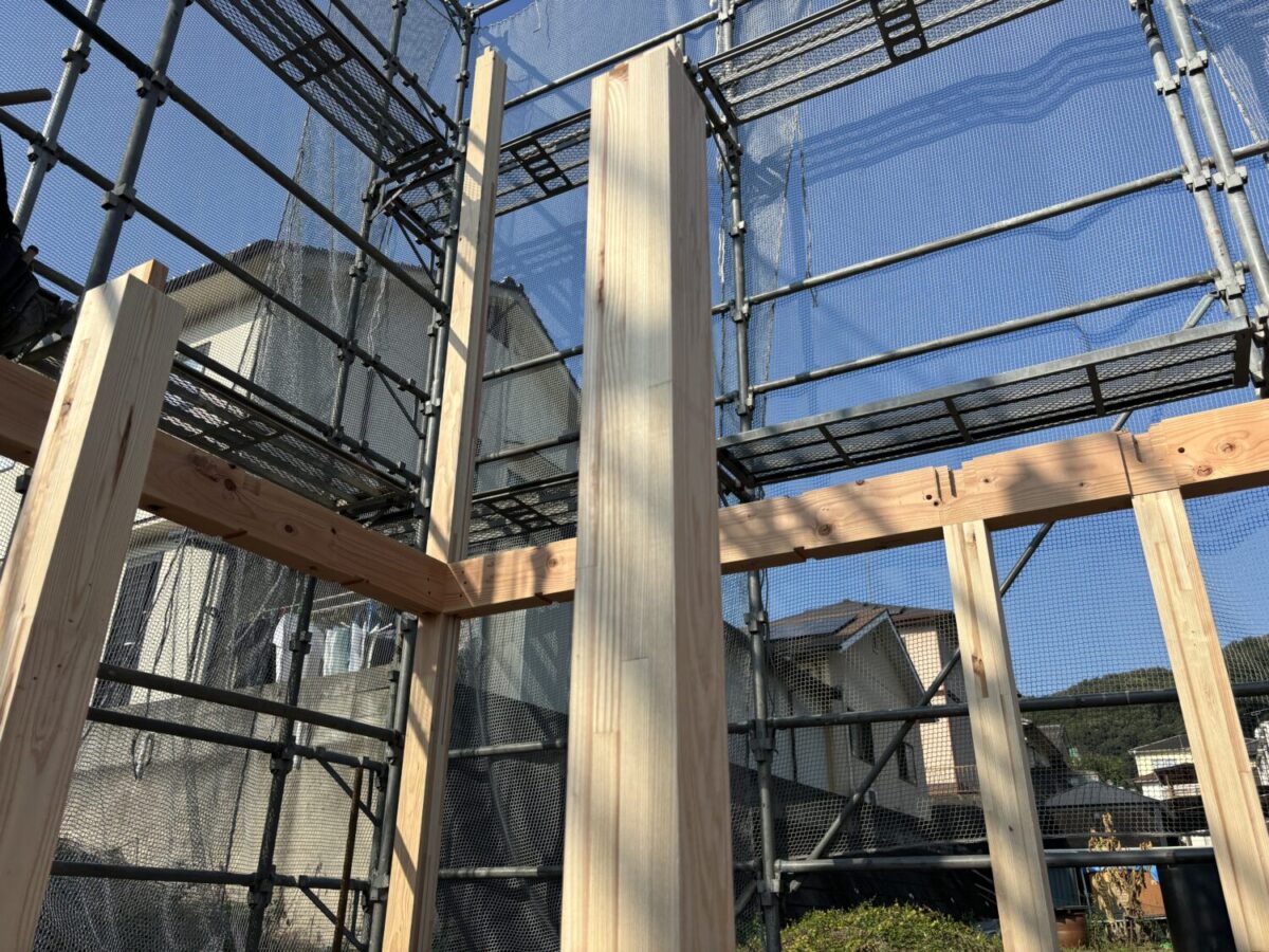 広島の注文住宅はアイデザインホーム
広島県福山市城興ケ丘で上棟しました