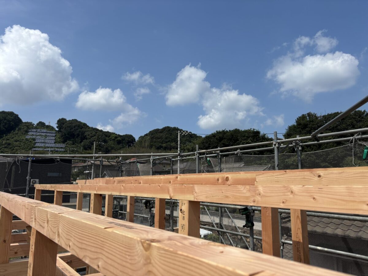 広島の注文住宅はアイデザインホーム
広島県福山市城興ケ丘で上棟しました