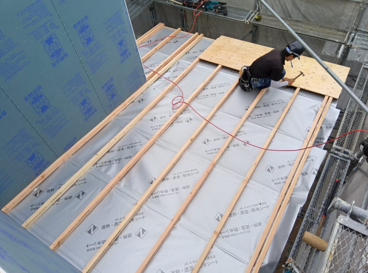 広島の注文住宅はアイデザインホーム
広島市佐伯区河内南にて上棟しました