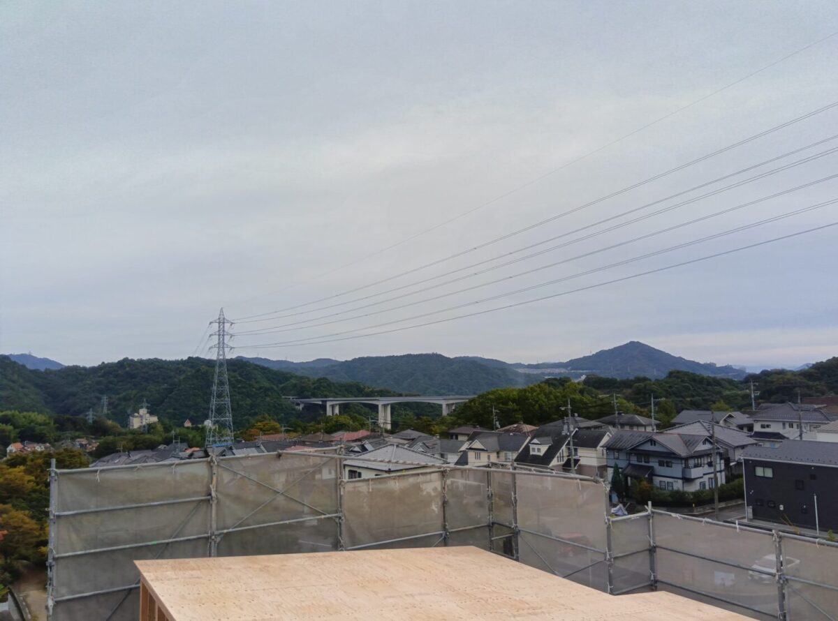 広島の注文住宅はアイデザインホーム
広島市佐伯区河内南にて上棟しました
