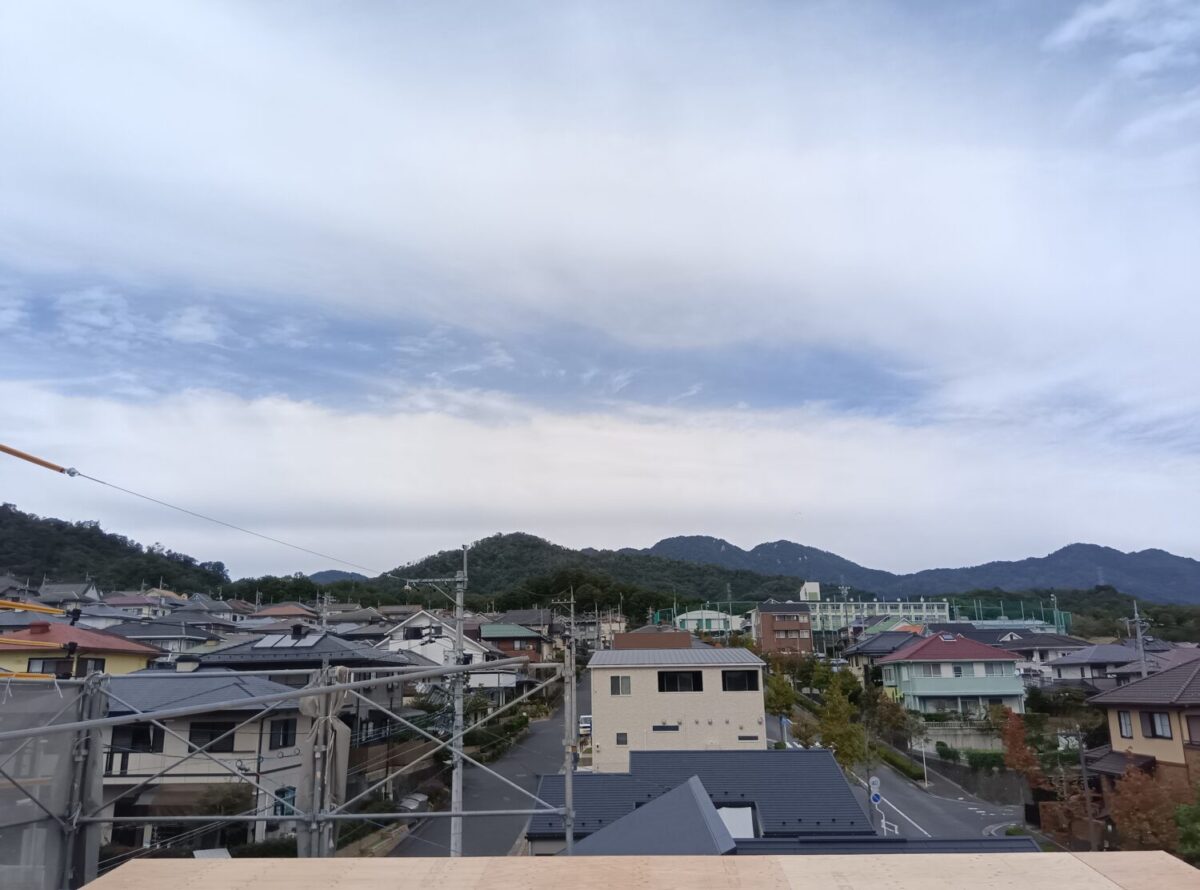 広島の注文住宅はアイデザインホーム
広島市佐伯区河内南にて上棟しました