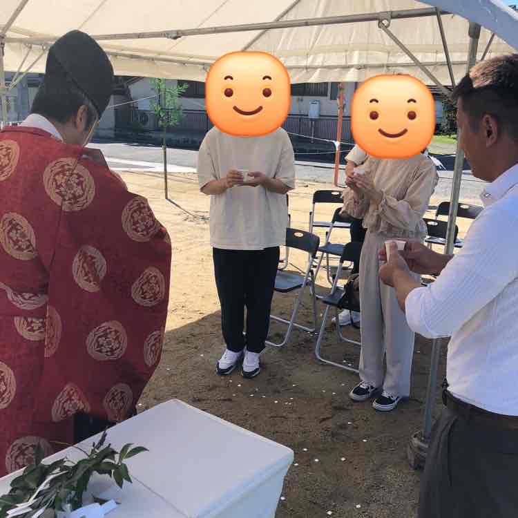 広島の注文住宅はアイデザインホーム
府中市にて地鎮祭を行いました
