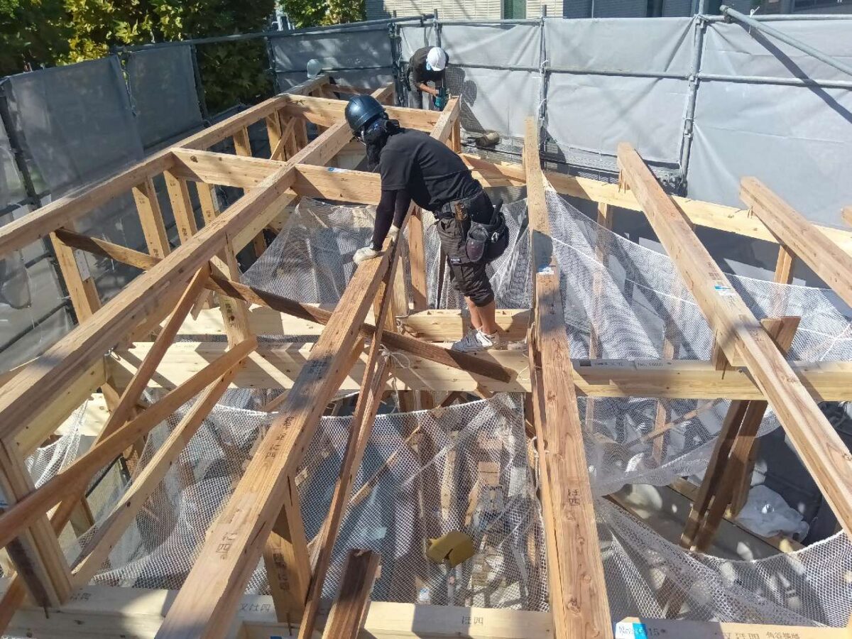 広島の注文住宅はアイデザインホーム
広島市東区曙にて平屋を上棟しました