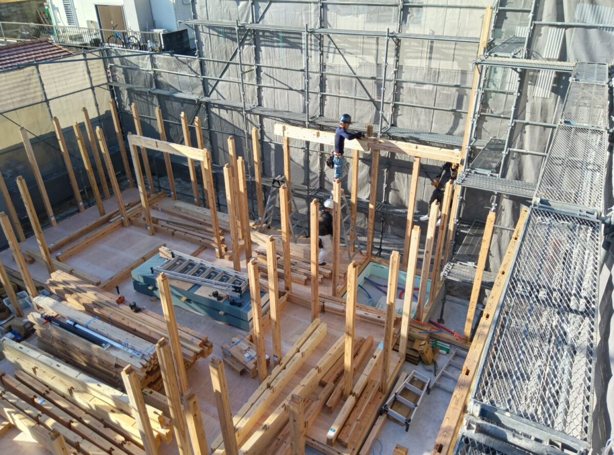 山口県の注文住宅はアイデザインホーム
山口県岩国市海土路にて上棟しました